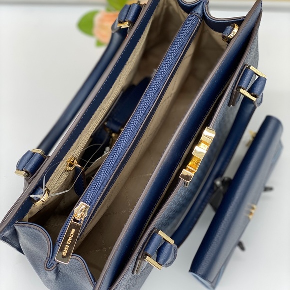 MICHAEL KORS MOTT LG SATCHEL CROSSBODY & WALLET - Picture 12 of 16